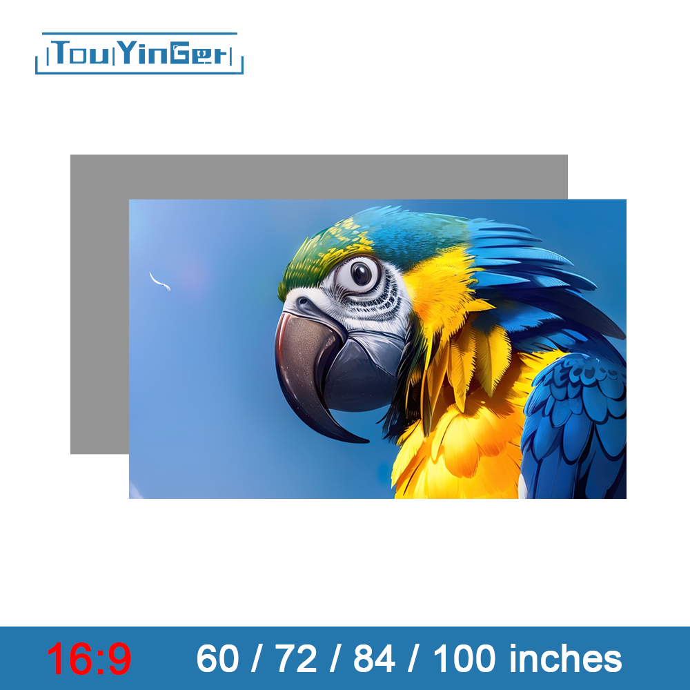 Home Cinema Projector Screen - Touyinger 16:9 High Brightness Reflective Projector