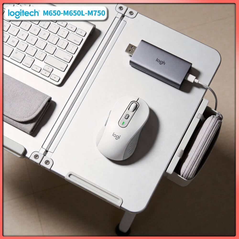 Logitech Home Cinema - Logitech M650/M650L Wireless Ergonomic Mouse -