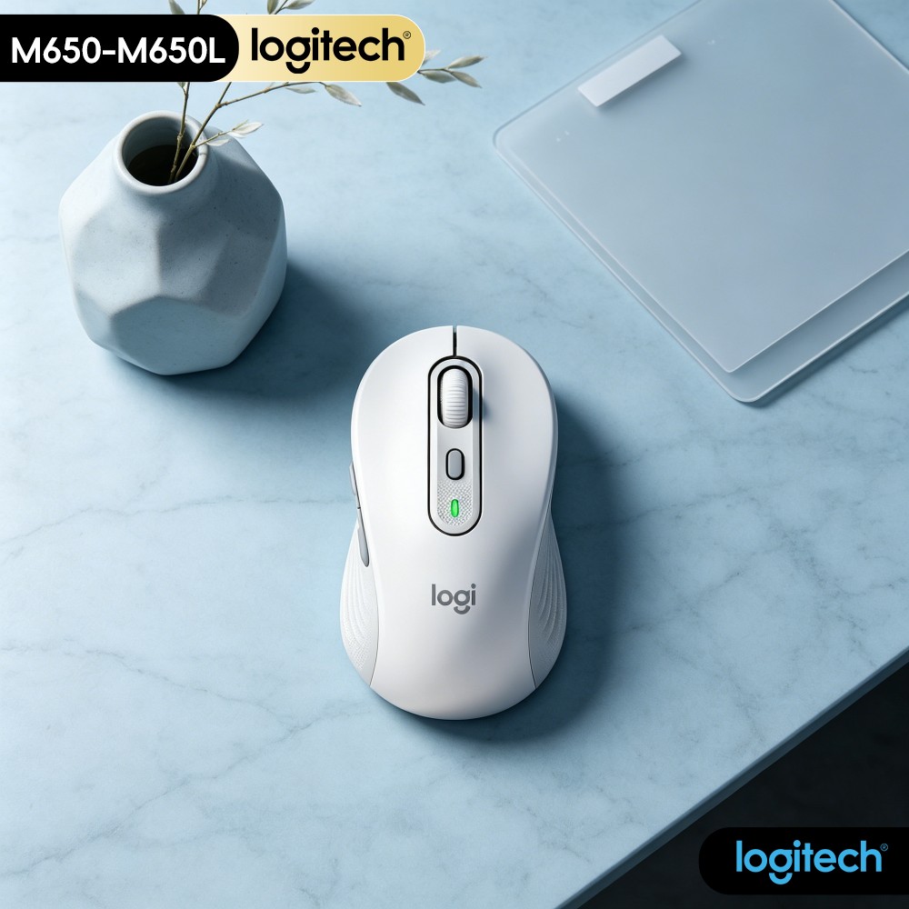 Logitech Home Cinema - Logitech M650 Wireless Ergonomic Mouse -