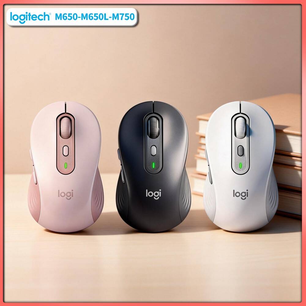 Logitech Home Cinema - Logitech M650/M650L Ergonomic Mouse - Silent