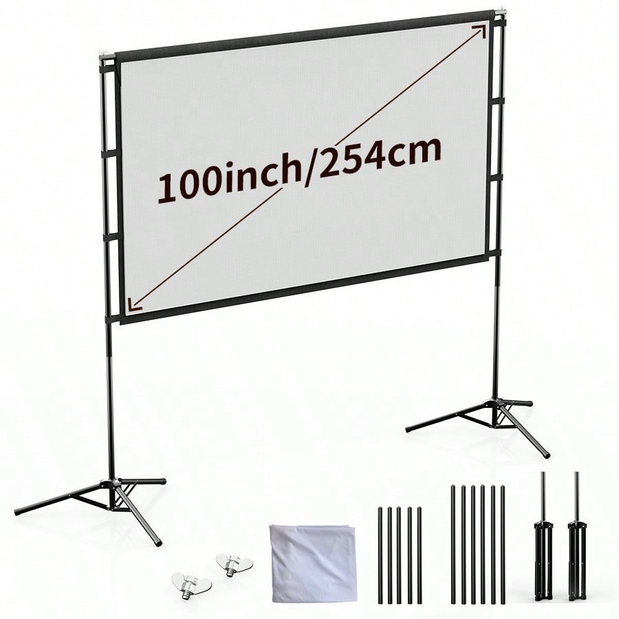 Home Cinema Projector Screen - XBJ 100 Inch 4K Ultra HD