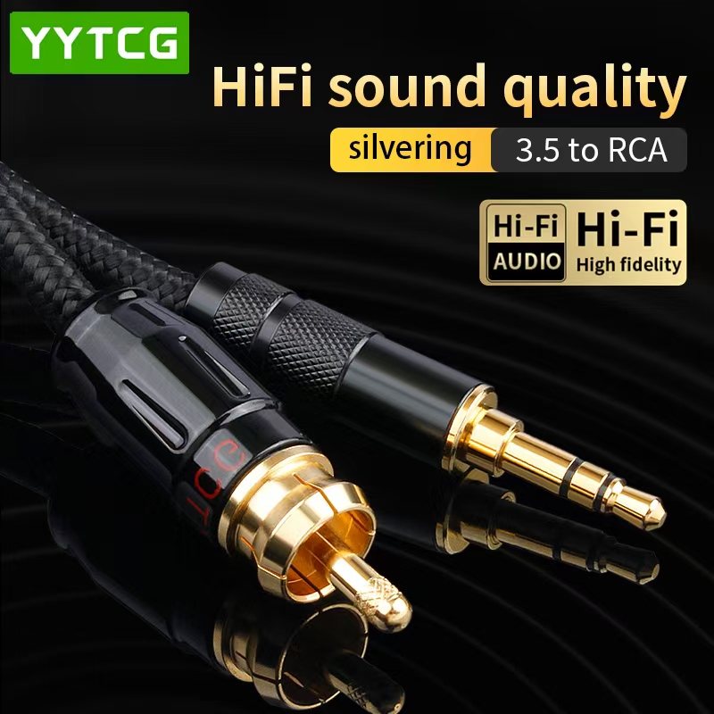 Home Cinema Installation - YYTCG SPDIF Coaxial Cable HIFI 3.5mm
