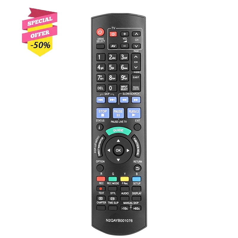 Blu Ray Disc Player - N2QAYB001076 Remote Control For Panasonic Smart