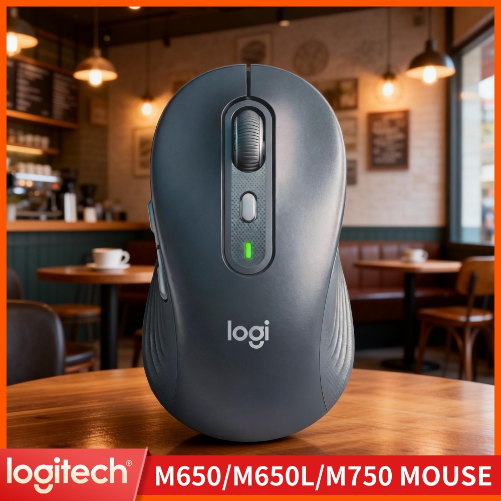 Logitech Home Cinema - Logitech M650/M650L Wireless Mouse - Ergonomic