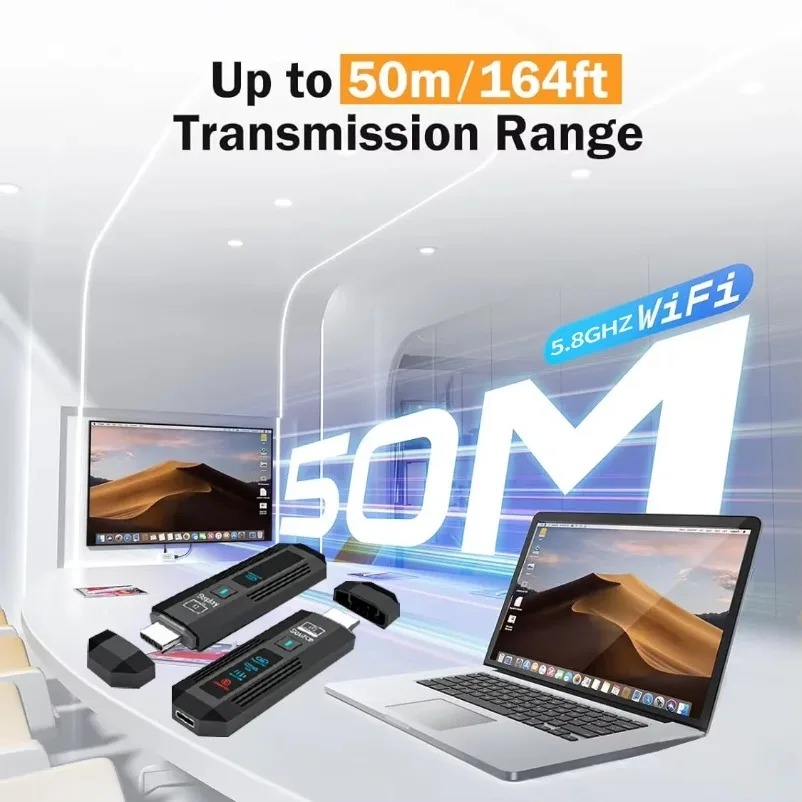 50M 5.8G 1080P HDMI-Compatible - Home Cinema Wireless recension och pris