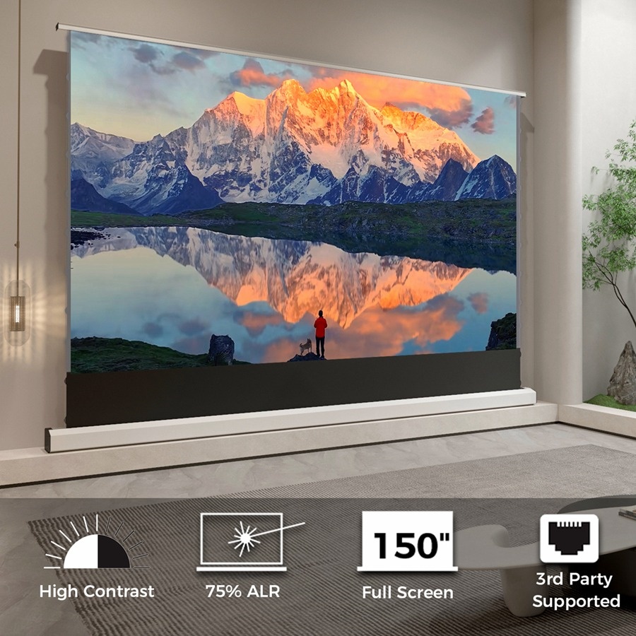 100'' 120'' 150'' 8K High Cont - Home Cinema Projector Screen recension och pris