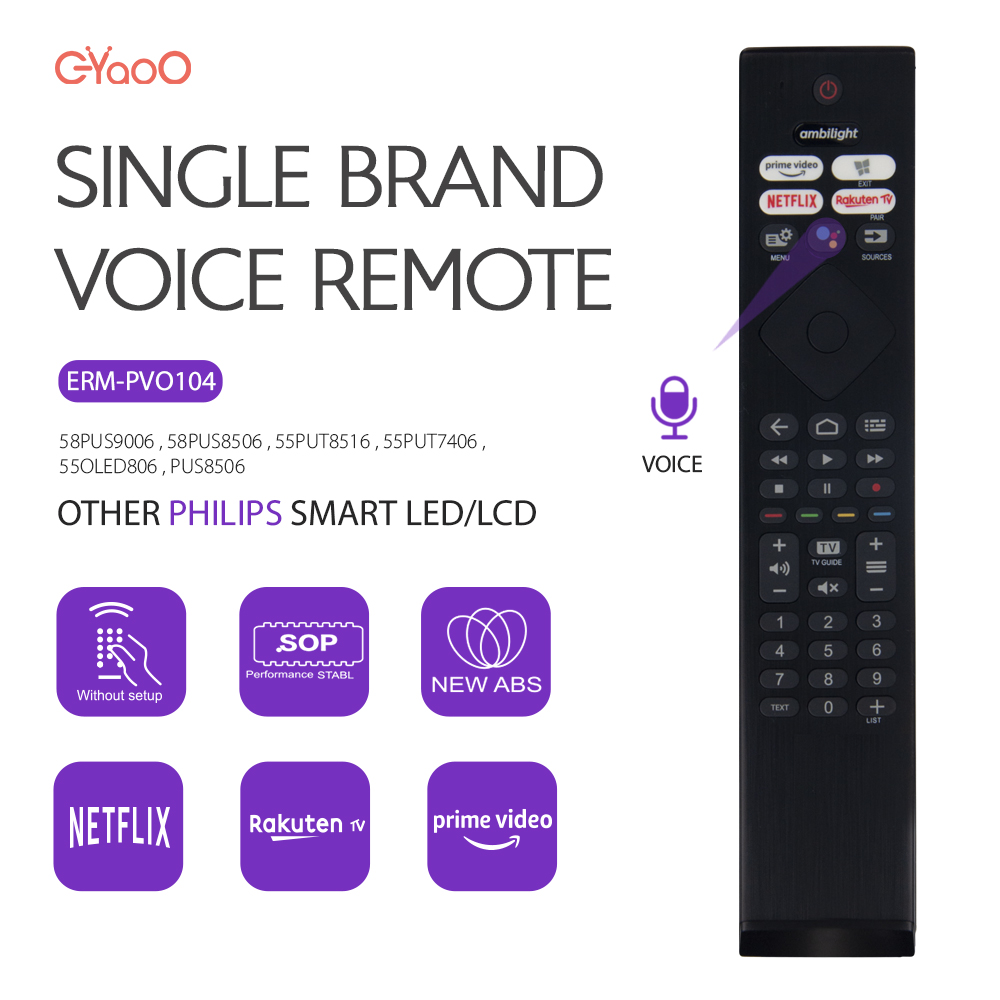 Voice TV Remote Control 58PUS8 - Home Cinema Philips recension och pris