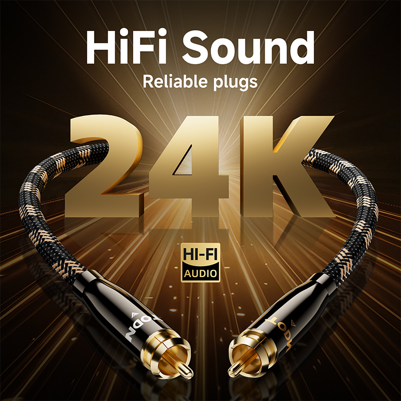 TODN RCA Cable HiFi Stereo 3.5 - Home Cinema Installation recension och pris