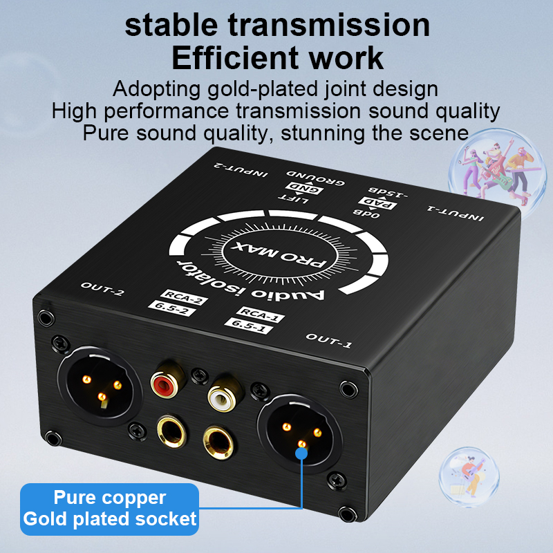 3Pin XLR/RCA/TS/TRS Ground Loo - Home Cinema Installation recension och pris
