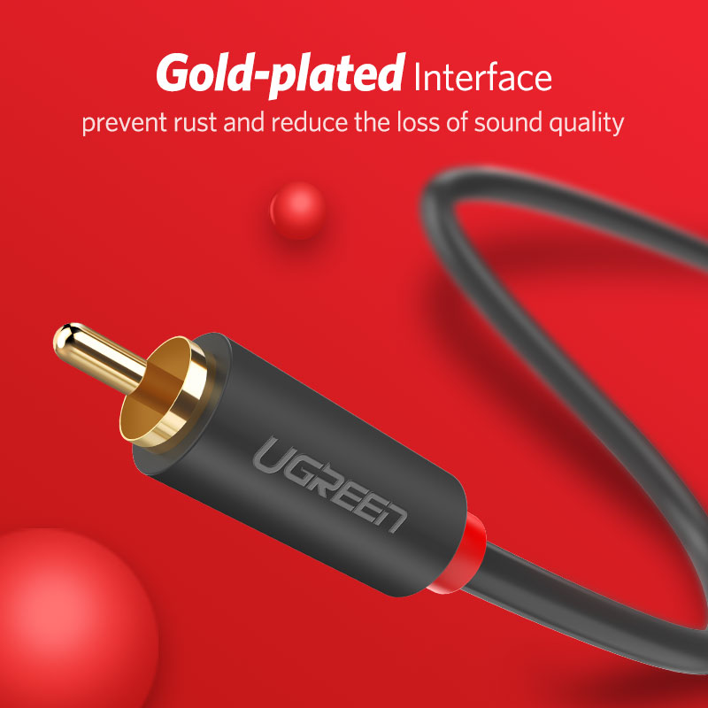 UGREEN 2RCA to 2 RCA Male to M - Home Cinema Installation recension och pris