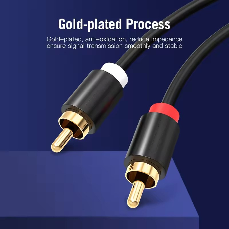 HIFI Stereo RCA Cable 2RCA to  - Home Cinema Installation recension och pris