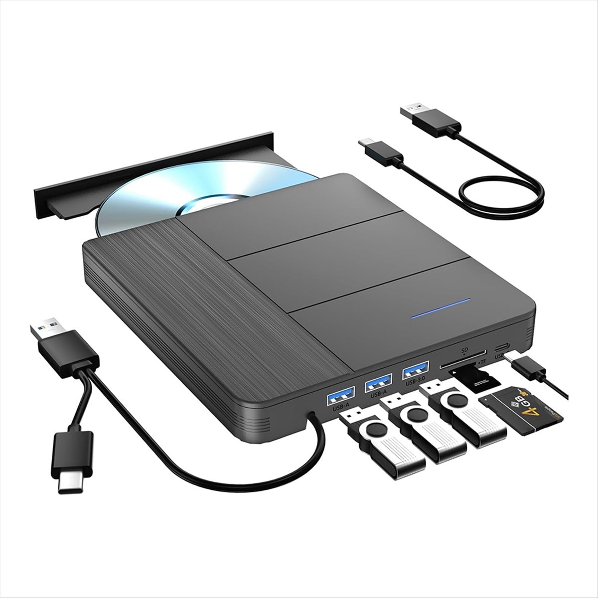 SCLS 7 in 1 External Blu-Ray D - Blu Ray Disc Player recension och pris