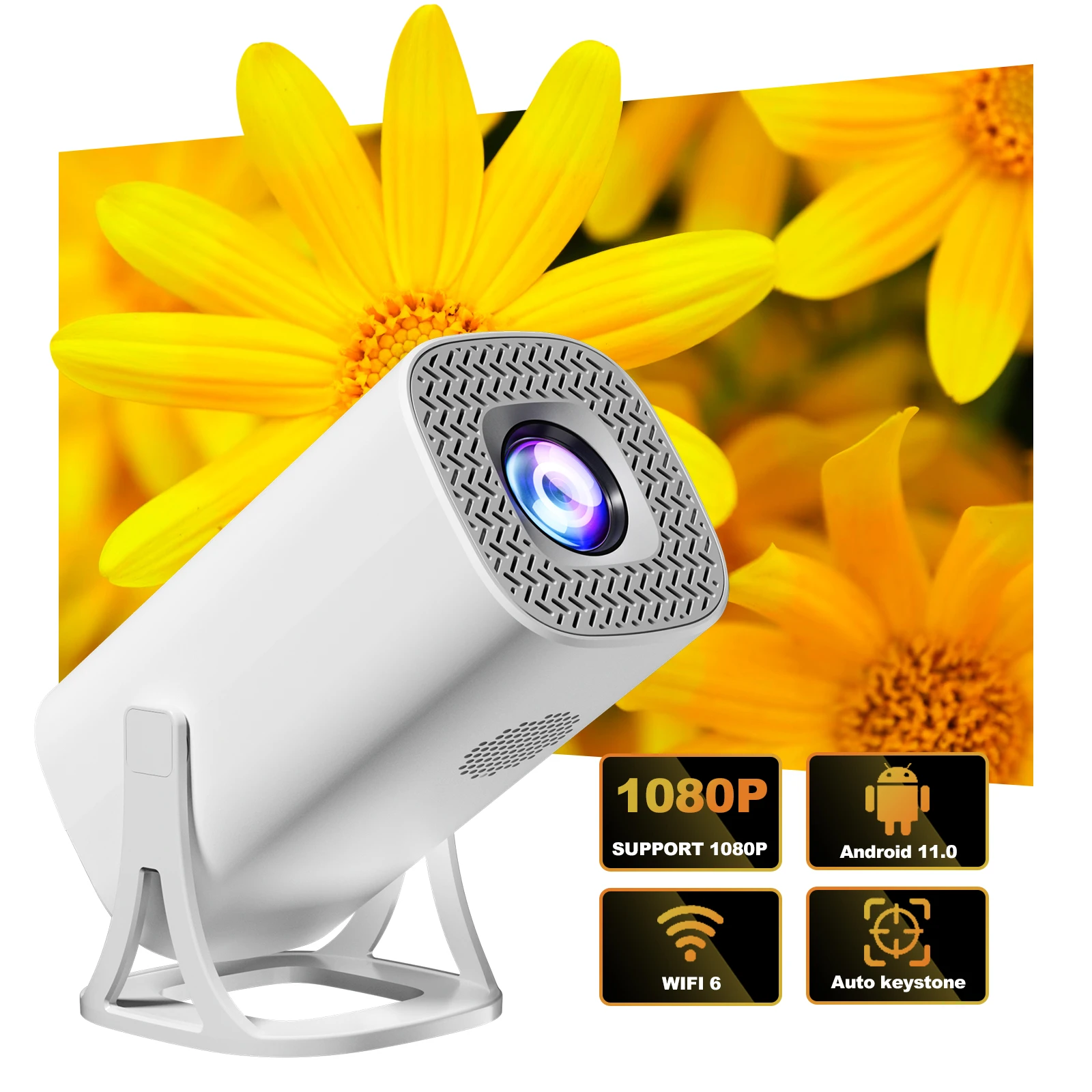 FOCABO S40 Home Ultra-Hd Proje - Home Cinema Projector Screen recension och pris