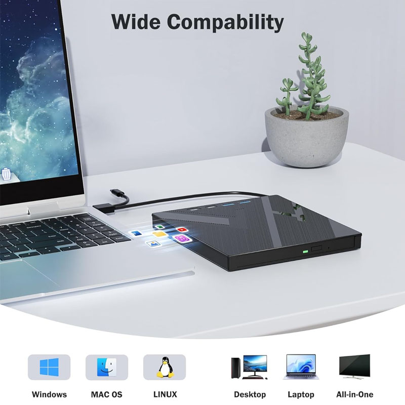 7 in 1 External Blu Ray Drive  - Blu Ray Disc Player recension och pris