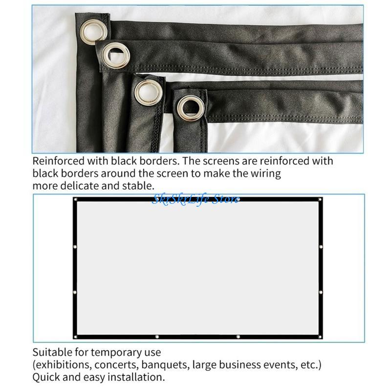 E65E Projector Screen 150 inch - Home Cinema Projector Screen recension och pris