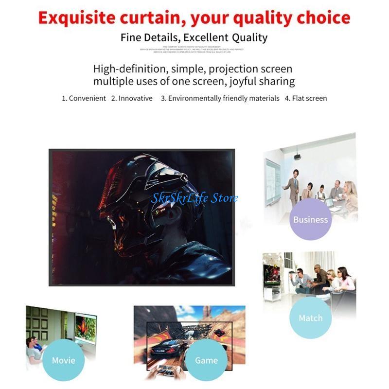 E65E Projector Screen 150 inch - Home Cinema Projector Screen recension och pris