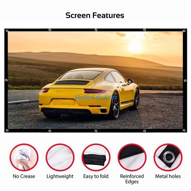 E65E Projector Screen 150 inch - Home Cinema Projector Screen recension och pris