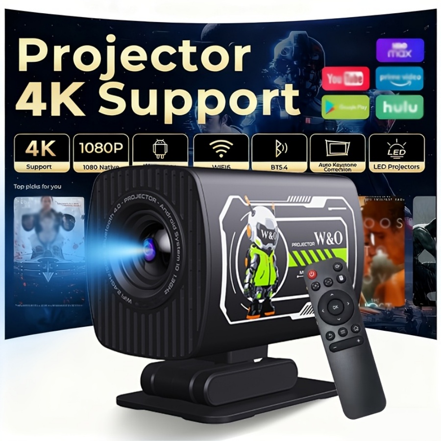 2026 New 1080P Projector Porta - Home Cinema Projector Screen recension och pris