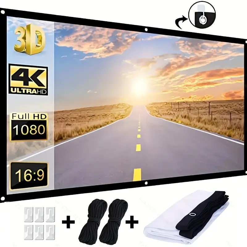 Projector Screen 16:9 Indoor/O - Home Cinema Projector Screen recension och pris